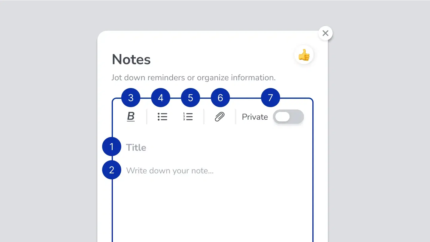 Notizen Editor