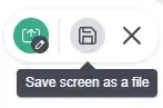 Save as document icon